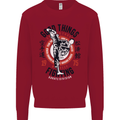 Karate Good Things Mixed Martial Arts MMA Kids Sweatshirt Jumper Red