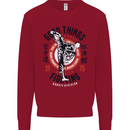Karate Good Things Mixed Martial Arts MMA Kids Sweatshirt Jumper Red