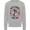 Karate Good Things Mixed Martial Arts MMA Kids Sweatshirt Jumper Sports Grey