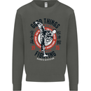 Karate Good Things Mixed Martial Arts MMA Kids Sweatshirt Jumper Storm Grey