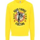 Karate Good Things Mixed Martial Arts MMA Kids Sweatshirt Jumper Yellow