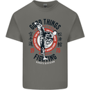 Karate Good Things Mixed Martial Arts MMA Kids T-Shirt Childrens Charcoal