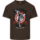 Karate Good Things Mixed Martial Arts MMA Kids T-Shirt Childrens Chocolate