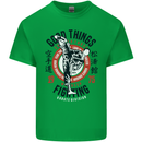 Karate Good Things Mixed Martial Arts MMA Kids T-Shirt Childrens Irish Green