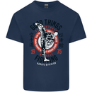 Karate Good Things Mixed Martial Arts MMA Kids T-Shirt Childrens Navy Blue