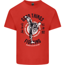 Karate Good Things Mixed Martial Arts MMA Kids T-Shirt Childrens Red