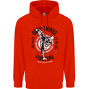 Karate Good Things Mixed Martial Arts MMA Mens 80% Cotton Hoodie Bright Red