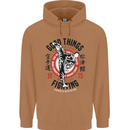 Karate Good Things Mixed Martial Arts MMA Mens 80% Cotton Hoodie Caramel Latte