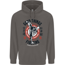 Karate Good Things Mixed Martial Arts MMA Mens 80% Cotton Hoodie Charcoal