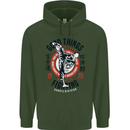 Karate Good Things Mixed Martial Arts MMA Mens 80% Cotton Hoodie Forest Green