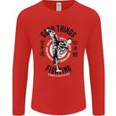 Karate Good Things Mixed Martial Arts MMA Mens Long Sleeve T-Shirt Red