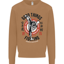 Karate Good Things Mixed Martial Arts MMA Mens Sweatshirt Jumper Caramel Latte
