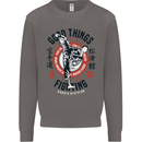 Karate Good Things Mixed Martial Arts MMA Mens Sweatshirt Jumper Charcoal
