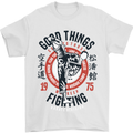 Karate Good Things Mixed Martial Arts MMA Mens T-Shirt Cotton Gildan White