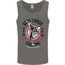Karate Good Things Mixed Martial Arts MMA Mens Vest Tank Top Charcoal