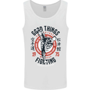 Karate Good Things Mixed Martial Arts MMA Mens Vest Tank Top White
