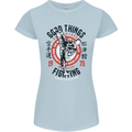 Karate Good Things Mixed Martial Arts MMA Womens Petite Cut T-Shirt Light Blue