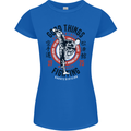 Karate Good Things Mixed Martial Arts MMA Womens Petite Cut T-Shirt Royal Blue