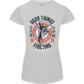 Karate Good Things Mixed Martial Arts MMA Womens Petite Cut T-Shirt Sports Grey