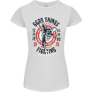 Karate Good Things Mixed Martial Arts MMA Womens Petite Cut T-Shirt White