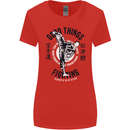 Karate Good Things Mixed Martial Arts MMA Womens Wider Cut T-Shirt Red