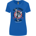 Karate Good Things Mixed Martial Arts MMA Womens Wider Cut T-Shirt Royal Blue