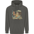 Katana Blacksmith Japanese Samurai Sword Childrens Kids Hoodie Storm Grey
