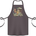 Katana Blacksmith Japanese Samurai Sword Cotton Apron 100% Organic Dark Grey