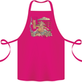Katana Blacksmith Japanese Samurai Sword Cotton Apron 100% Organic Pink
