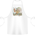 Katana Blacksmith Japanese Samurai Sword Cotton Apron 100% Organic White