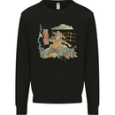 Katana Blacksmith Japanese Samurai Sword Kids Sweatshirt Jumper Black