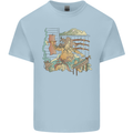Katana Blacksmith Japanese Samurai Sword Kids T-Shirt Childrens Light Blue