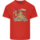 Katana Blacksmith Japanese Samurai Sword Kids T-Shirt Childrens Red