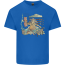 Katana Blacksmith Japanese Samurai Sword Kids T-Shirt Childrens Royal Blue