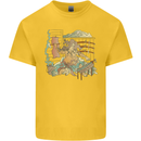 Katana Blacksmith Japanese Samurai Sword Kids T-Shirt Childrens Yellow