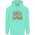 Katana Blacksmith Japanese Samurai Sword Mens 80% Cotton Hoodie Peppermint