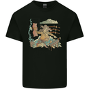 Katana Blacksmith Japanese Samurai Sword Mens Cotton T-Shirt Tee Top Black