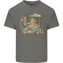 Katana Blacksmith Japanese Samurai Sword Mens Cotton T-Shirt Tee Top Charcoal