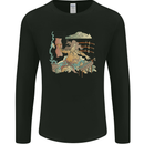 Katana Blacksmith Japanese Samurai Sword Mens Long Sleeve T-Shirt Black