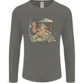 Katana Blacksmith Japanese Samurai Sword Mens Long Sleeve T-Shirt Charcoal
