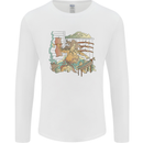 Katana Blacksmith Japanese Samurai Sword Mens Long Sleeve T-Shirt White