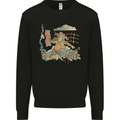 Katana Blacksmith Japanese Samurai Sword Mens Sweatshirt Jumper Black