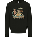 Katana Blacksmith Japanese Samurai Sword Mens Sweatshirt Jumper Black