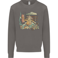 Katana Blacksmith Japanese Samurai Sword Mens Sweatshirt Jumper Charcoal