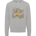 Katana Blacksmith Japanese Samurai Sword Mens Sweatshirt Jumper Sports Grey