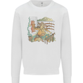 Katana Blacksmith Japanese Samurai Sword Mens Sweatshirt Jumper White