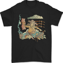 Katana Blacksmith Japanese Samurai Sword Mens T-Shirt 100% Cotton Black