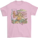 Katana Blacksmith Japanese Samurai Sword Mens T-Shirt 100% Cotton Light Pink