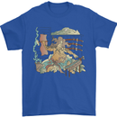 Katana Blacksmith Japanese Samurai Sword Mens T-Shirt 100% Cotton Royal Blue