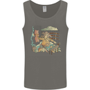 Katana Blacksmith Japanese Samurai Sword Mens Vest Tank Top Charcoal